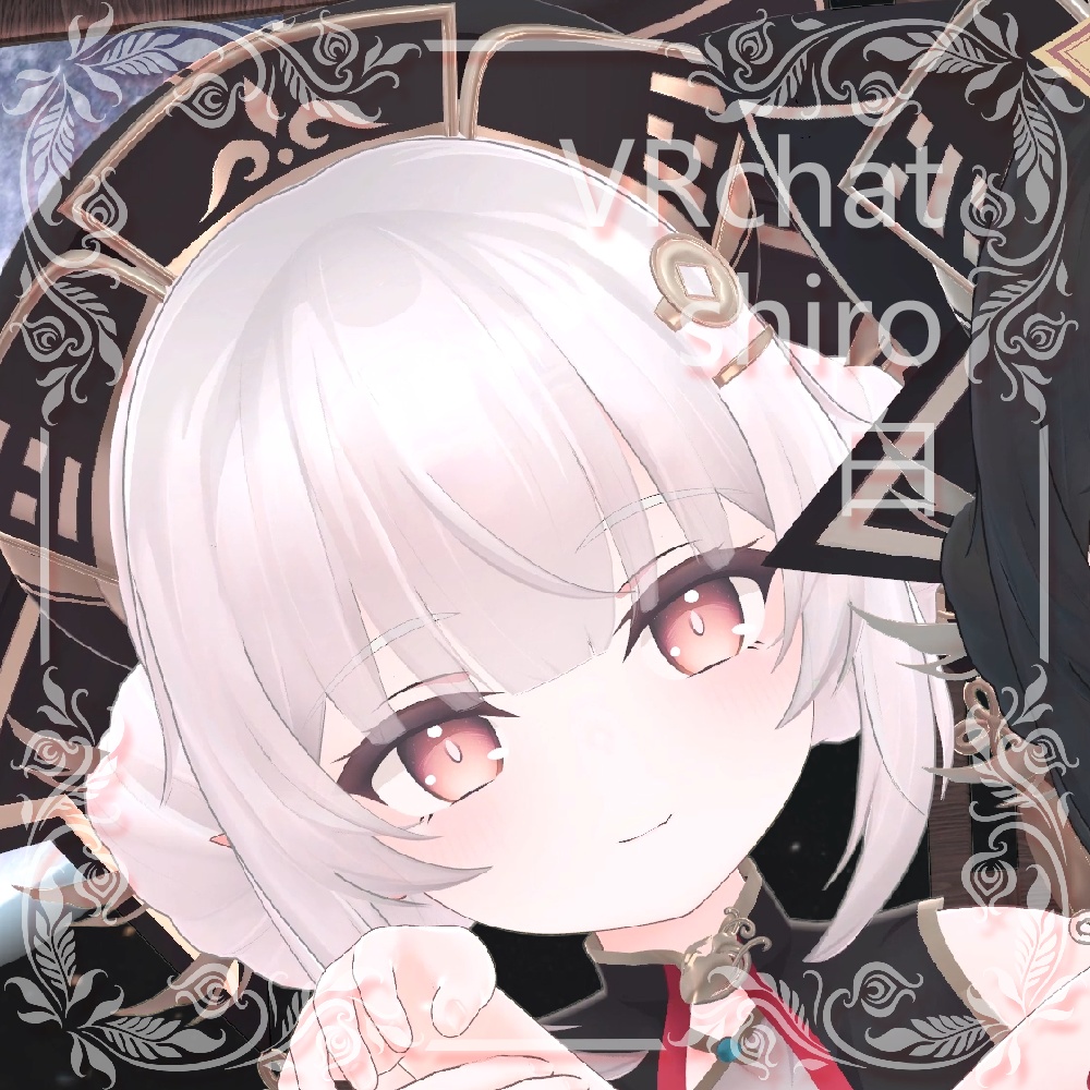 オリジナルモデル「白ー(shiro)」-vrchat