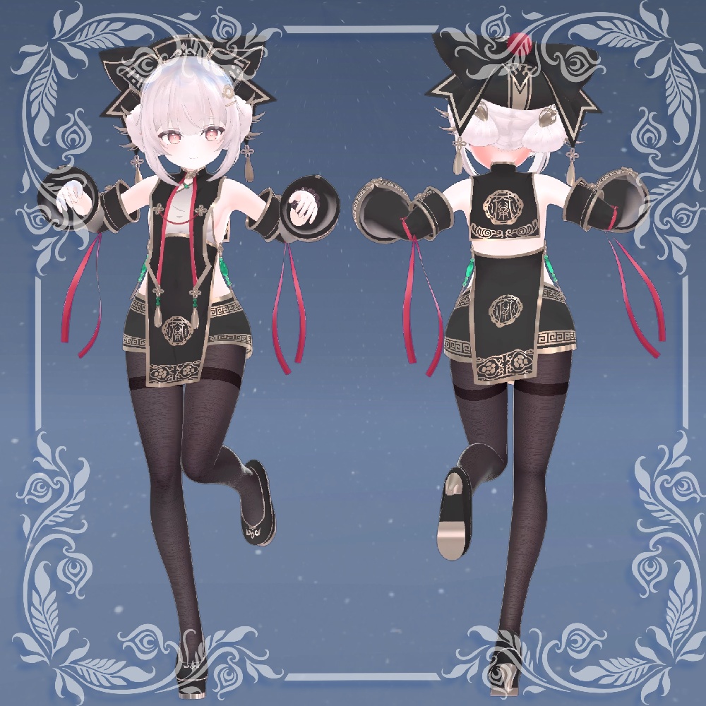 オリジナルモデル「白ー(shiro)」-vrchat