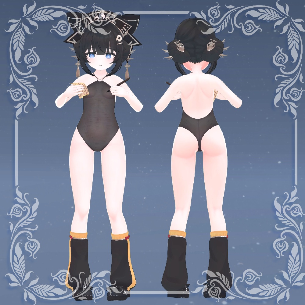 オリジナルモデル「蓮ー(Lian)」-vrchat