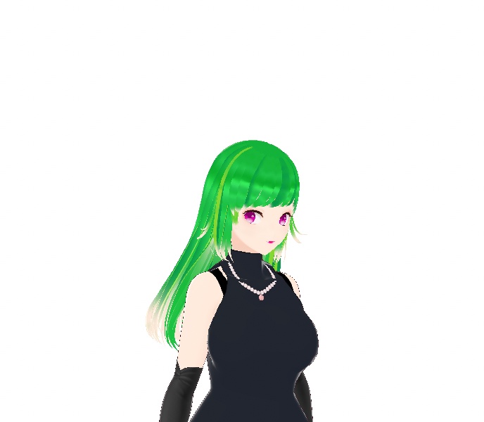 multi layer hair texture ( pink and green)