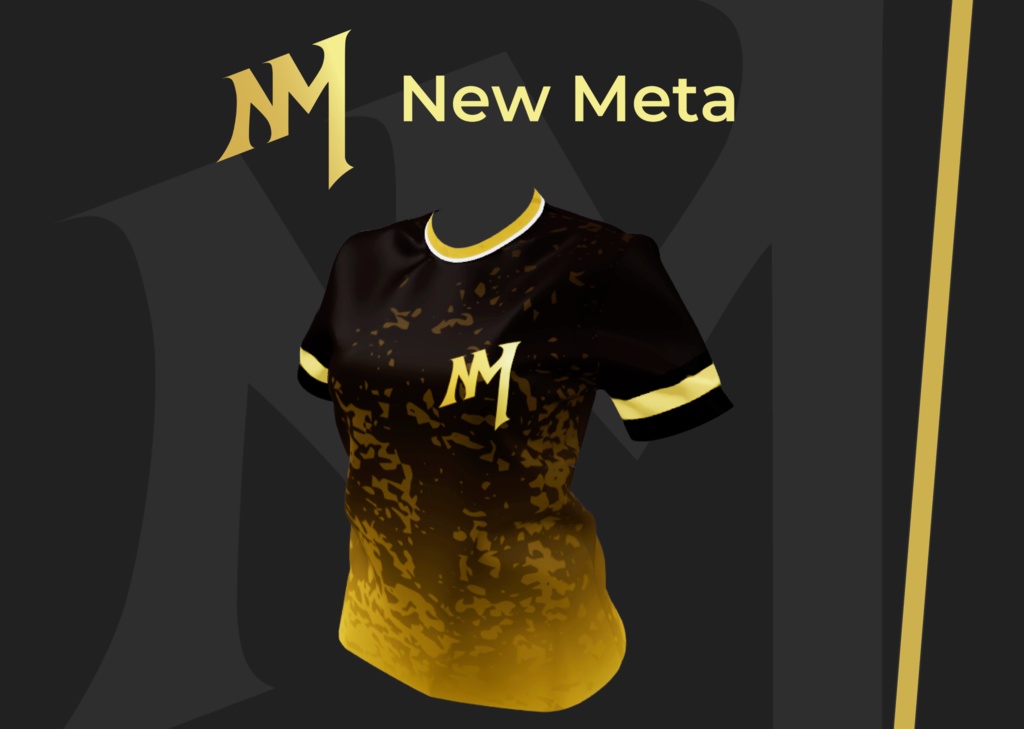 【複数アバター対応】Team New Meta - バーチャルユニフォーム2026【VRChat想定】