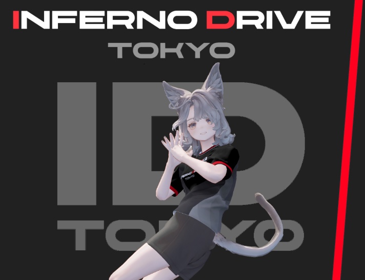【複数アバター対応】Inferno Drive Tokyo - バーチャルユニフォーム2026【VRChat想定】