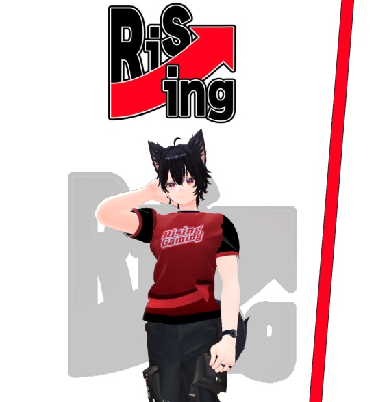 【複数アバター対応】Rising Gaming - バーチャルユニフォーム2026【VRChat想定】