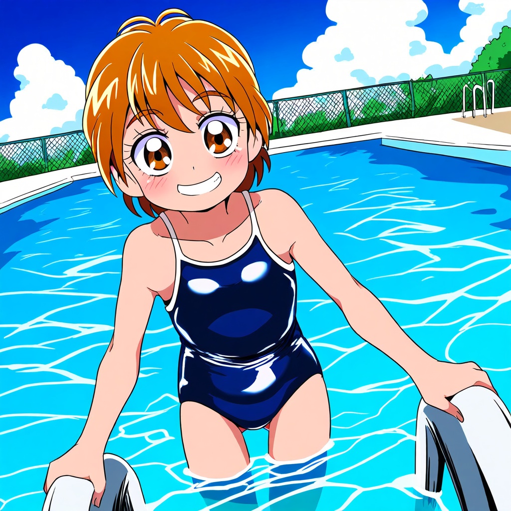 全プ○キュアを小学生化（全年齢Ver）【スク水・all pr*cure and school swimsuit】（変身前後含め１６０人・６４０枚）