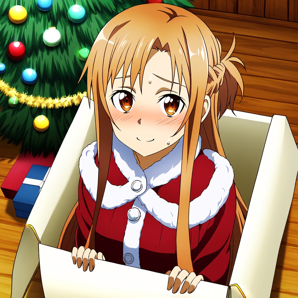 SAOヒロインでクリスマスプレゼントとケーキ：３１２枚【SAO girls in christmas present and cake with nude: 312 images】