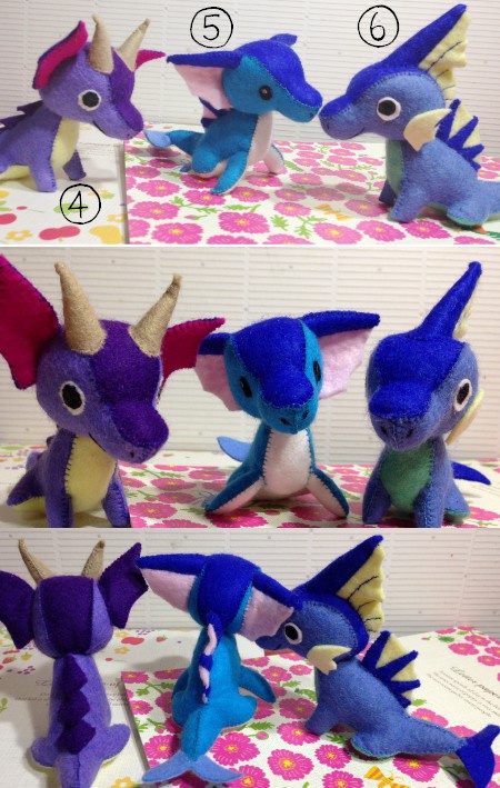 おすわりドラゴンぬいぐるみ