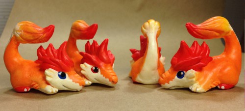 仔竜ねんど人形