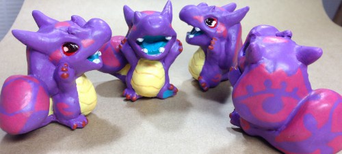 仔竜ねんど人形