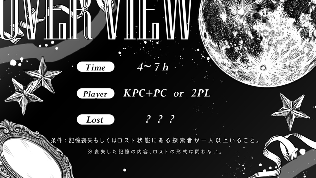 【CoCシナリオ】満ちびいて、セレーネ【SPLL:E188830】