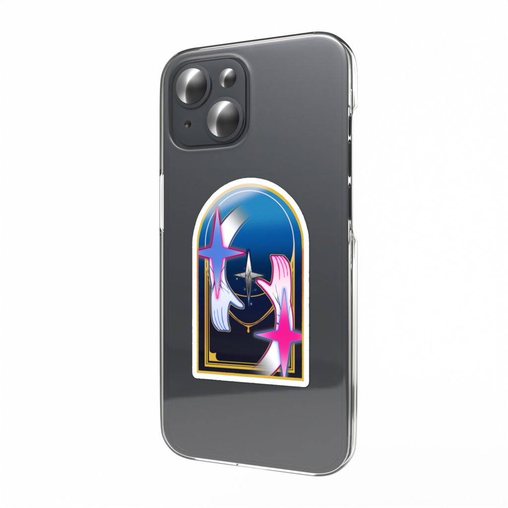 ステンドグラス風スマホステッカー_アルタ&ベティス