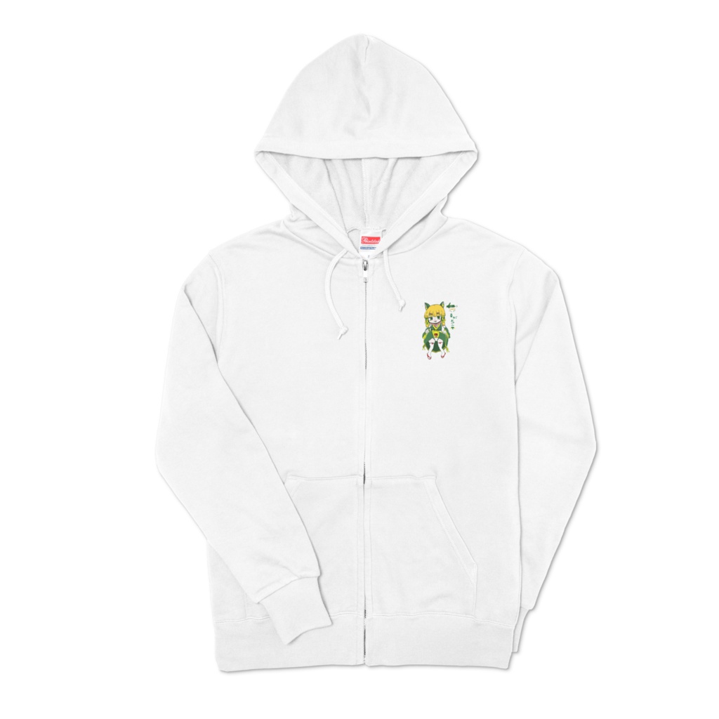 車なごおぱんT えぬえー 両面ジップパーカー