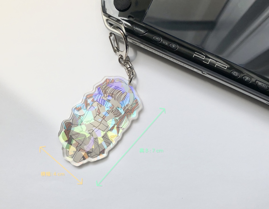 神北小毬ちゃんホログラムアクリルキーホルダー
