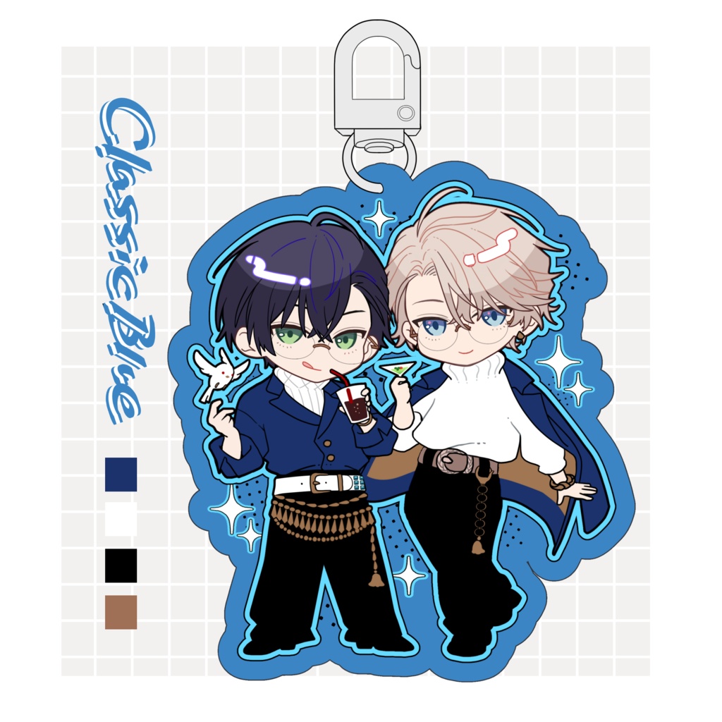 アクリルキーホルダー<CLASSICBLUE>
