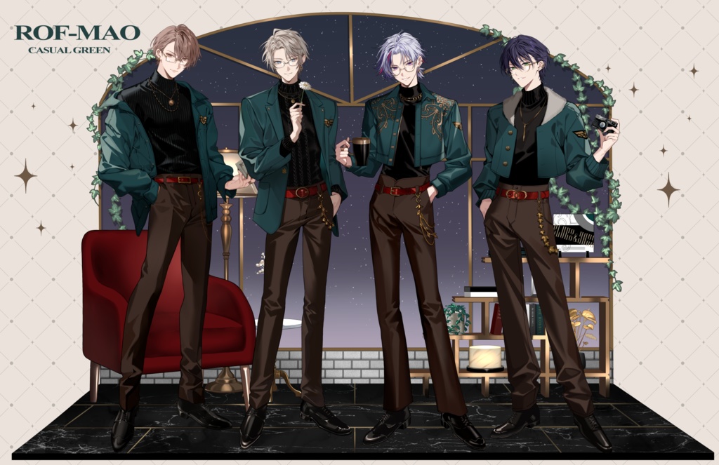 背景ジオラマセット<CASUALGREEN>