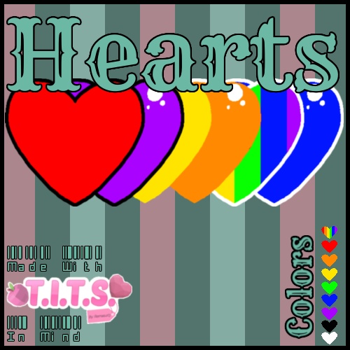 Basic PNG Hearts