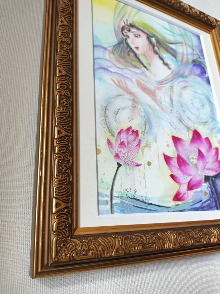 原画一点物 弁財天2023作 ①インチ版