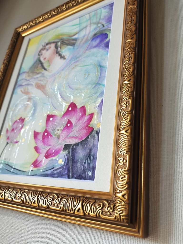 原画一点物 弁財天2023作 ①インチ版