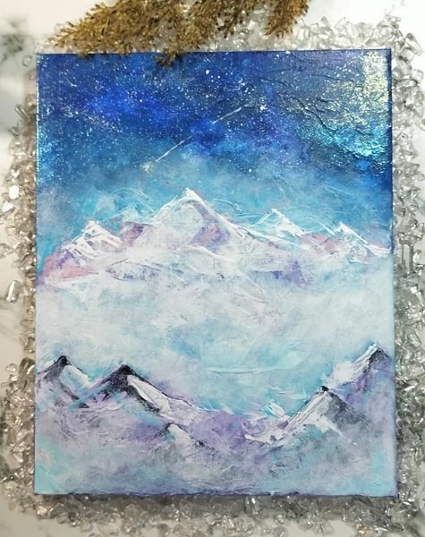 白銀の山脈