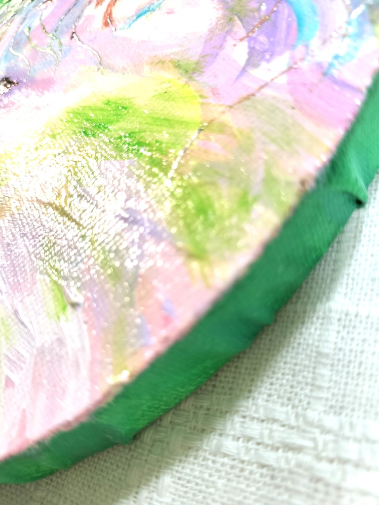 原画1点物 春の香り ユニコーンと風