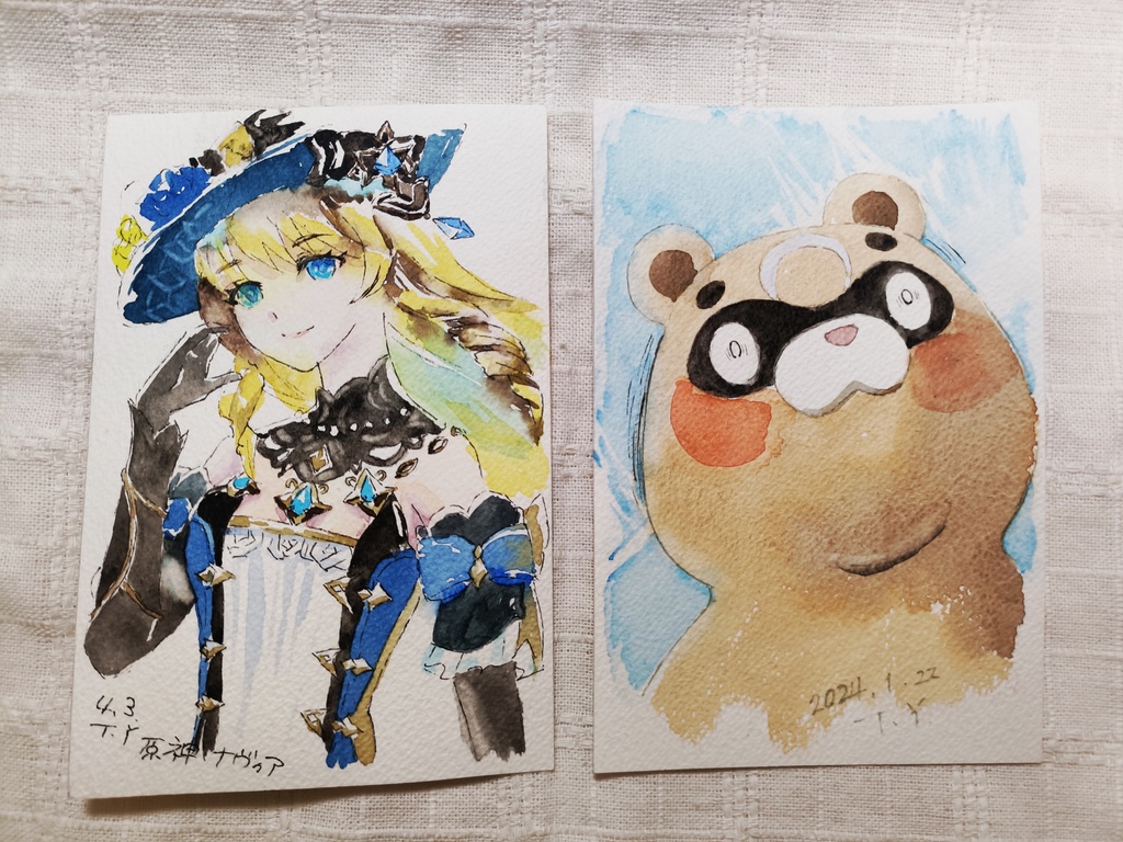 【Study of Character 】原神二次創作 原画