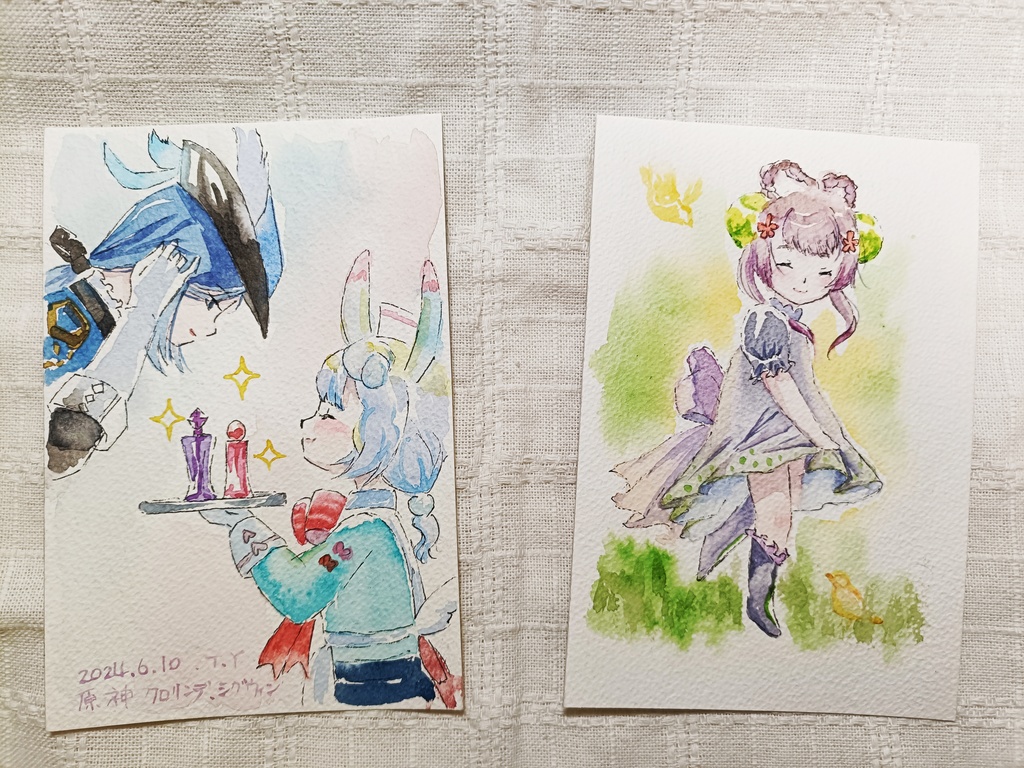 【Study of Character 】原神二次創作 原画