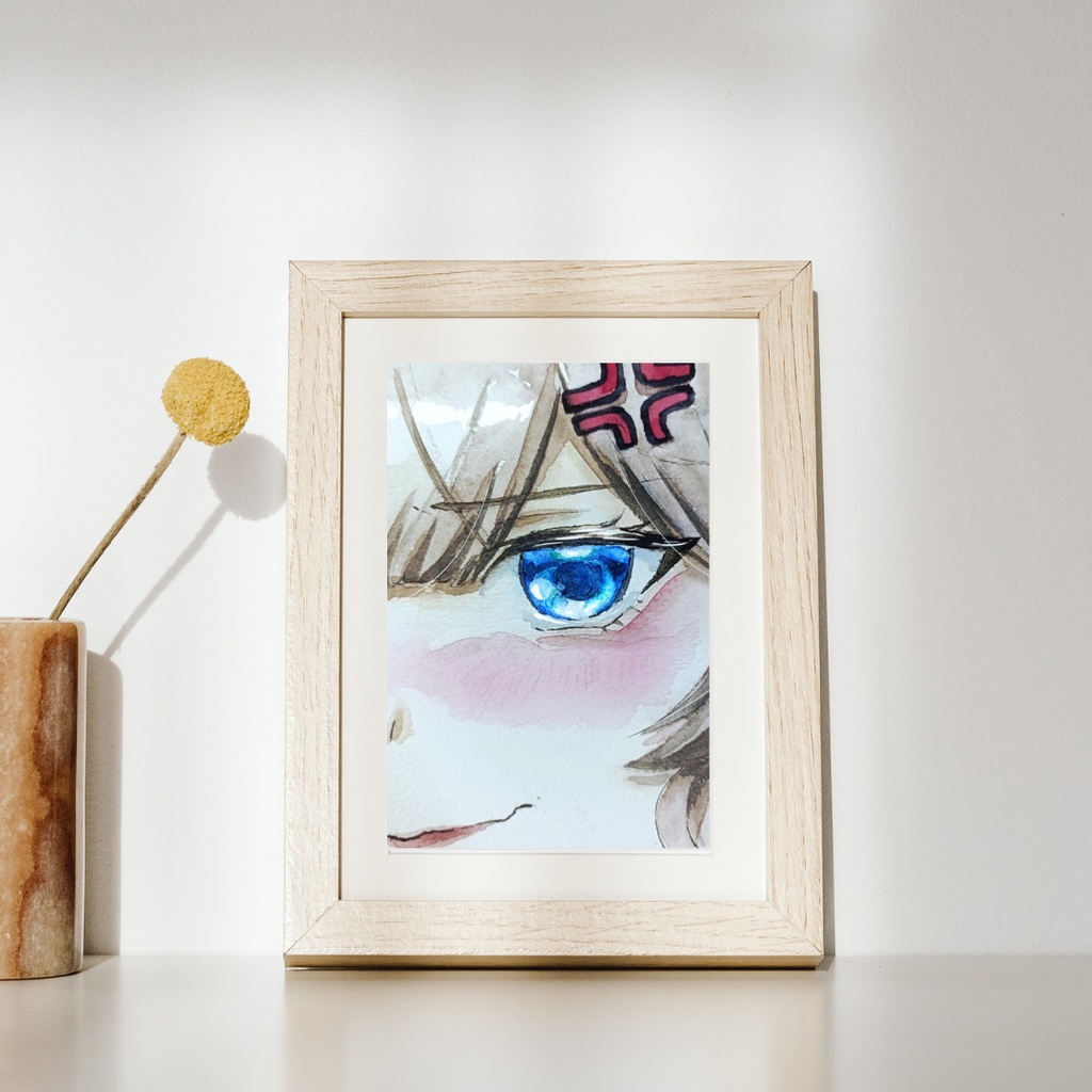 【原神 手描き原画】サンドローネ　透明水彩二次創作イラスト 一点物 〜Iris Stories〜