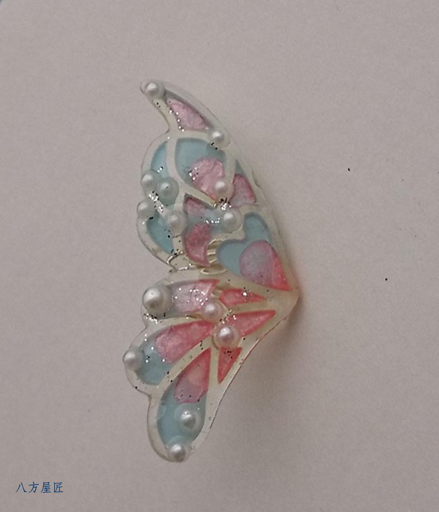 バタフライイヤーカフ・チェリーパウダー☆送料無料