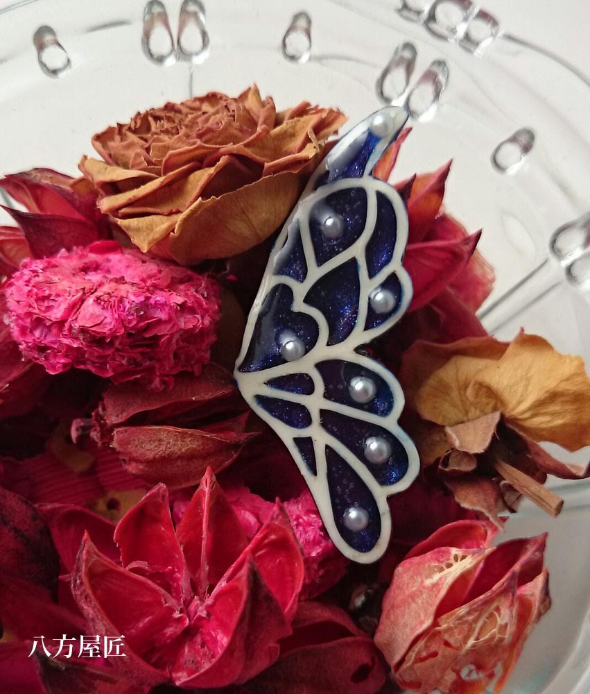 イヤーカフ・ブルーシャドウな蝶☆送料込み