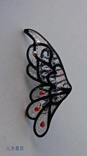 バタフライイヤーカフ・透晶☆送料無料