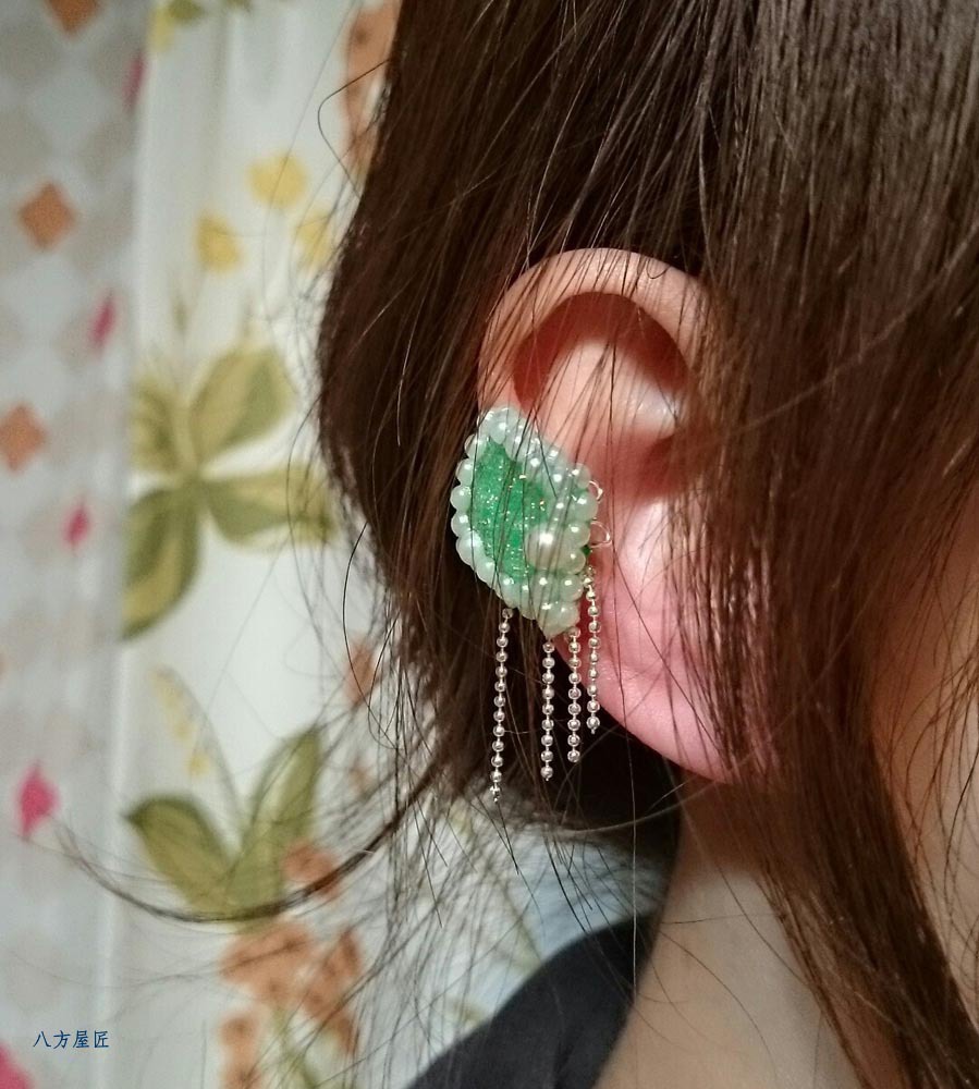 イヤーカフ・翠☆送料無料