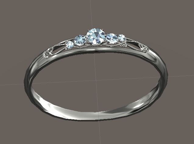 ロマンチックな指輪(2タイプ)【VRChat想定】