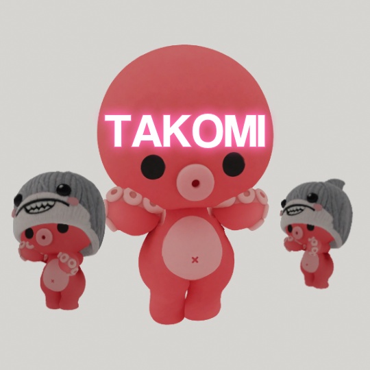 オリジナル３DアバターTAKOMI