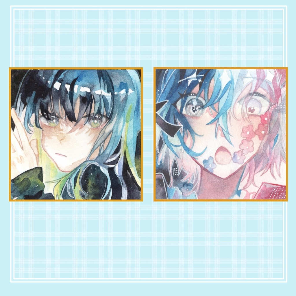 【原画】ミニ色紙