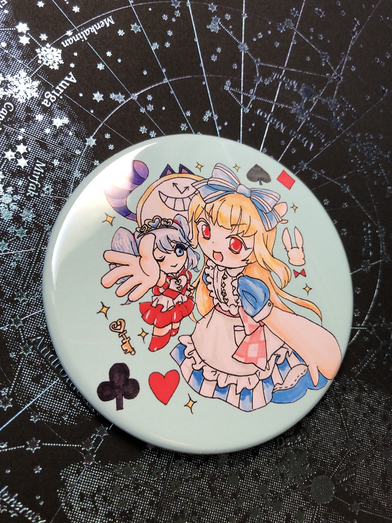 ありす⇆クレプリちゃん 缶ミラー76mm