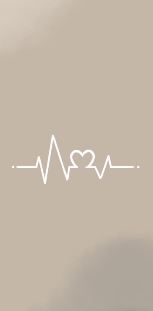 【スマホケース】kawaii心電図