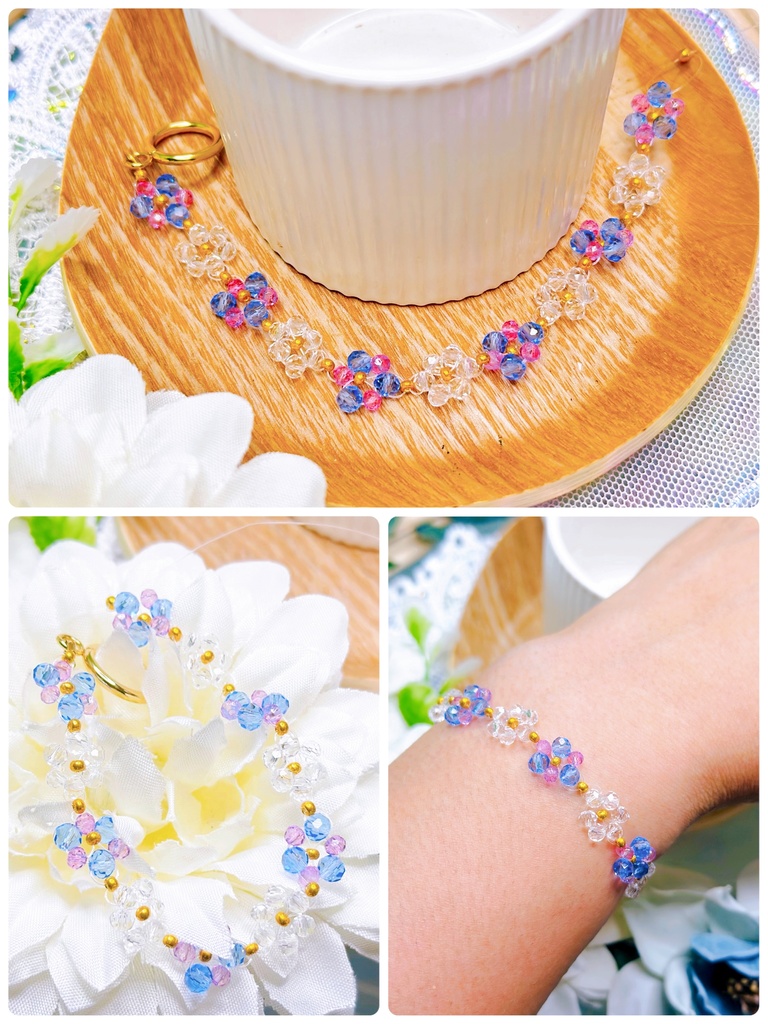 お花❷シリーズ　💎さん(長短可)