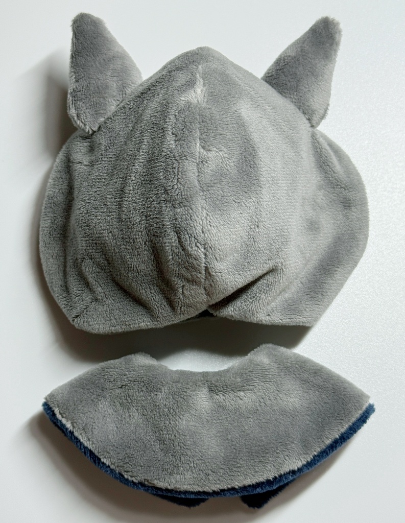 オオカミのセパレートケープ(16cmぬい向け)