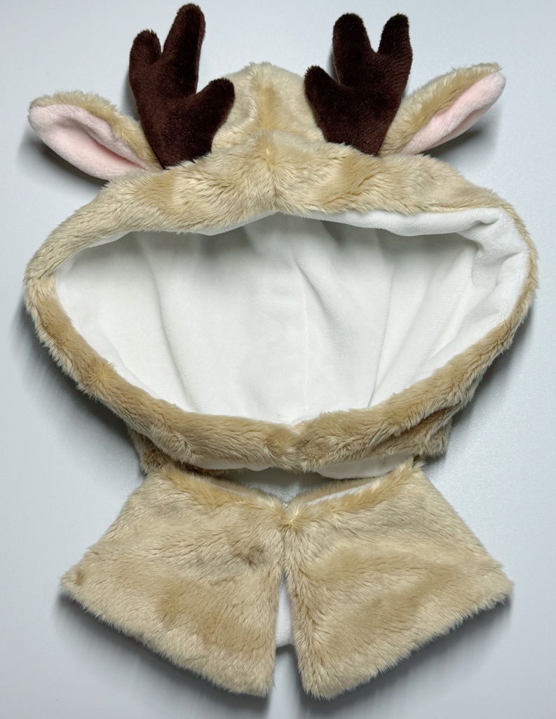 シカのセパレートケープ（25cmぬい向け）