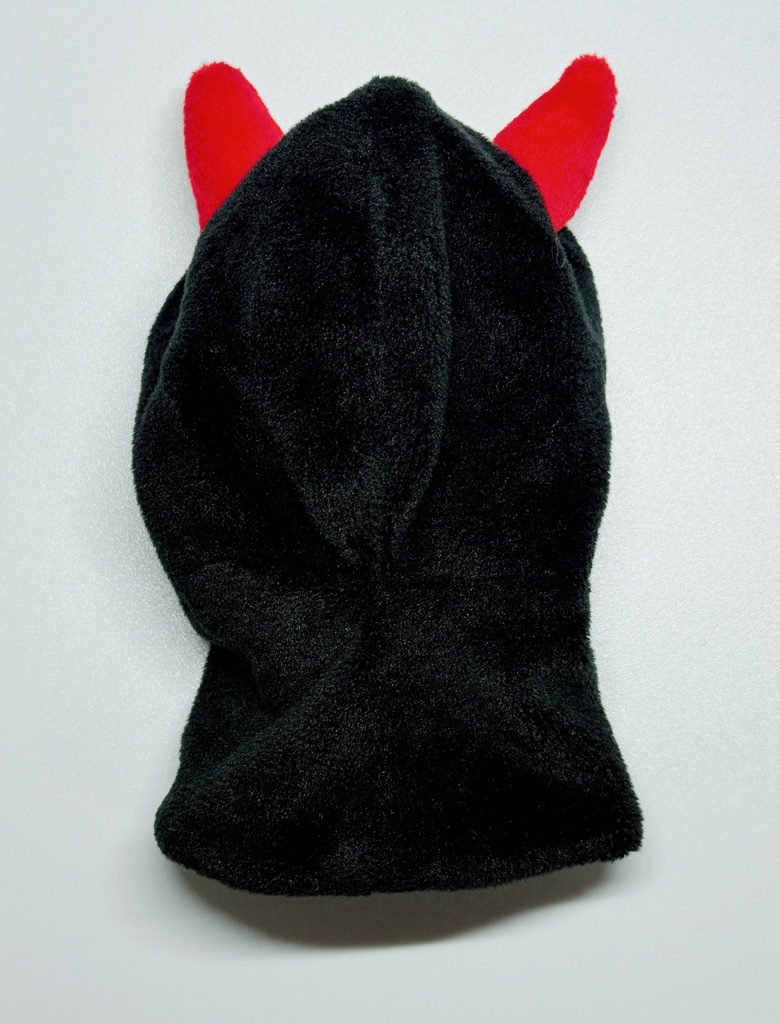 あくまつのケープ(黒赤) 16cmぬい向け
