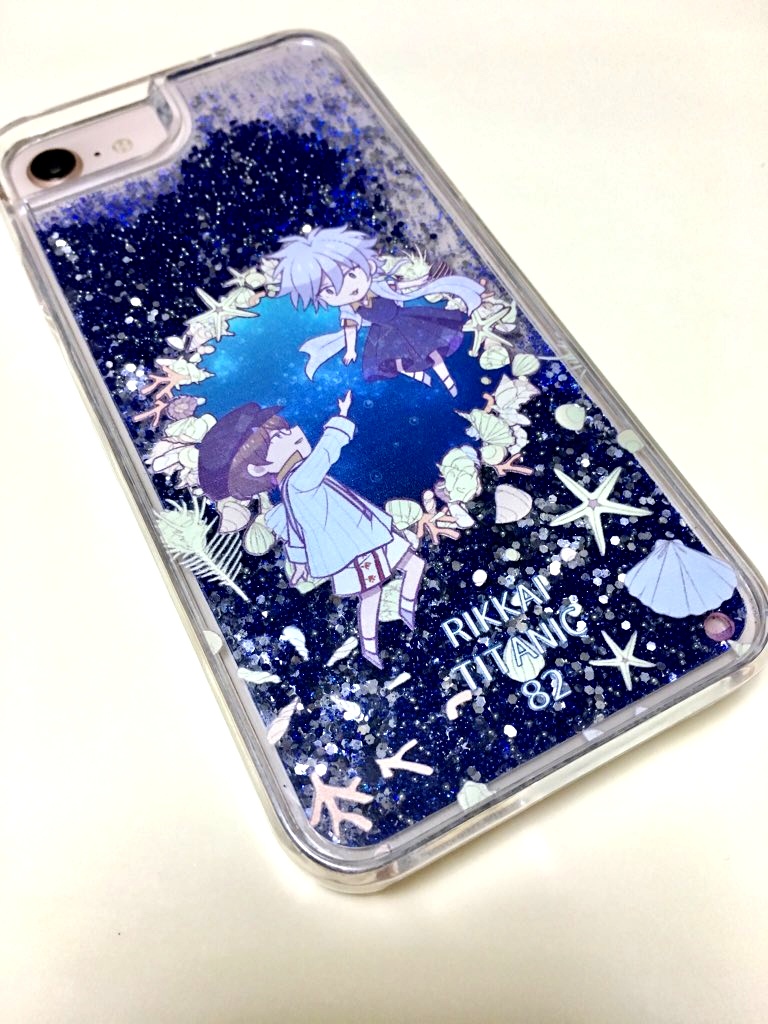 iPhoneグリッターケース