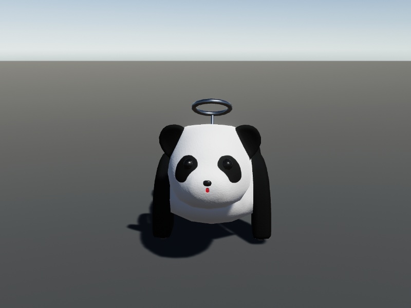 【3Dモデル】パンダカー【Unity向け】