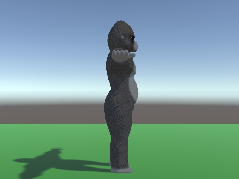 【Unity向け】ゴリラ【3Dモデル】