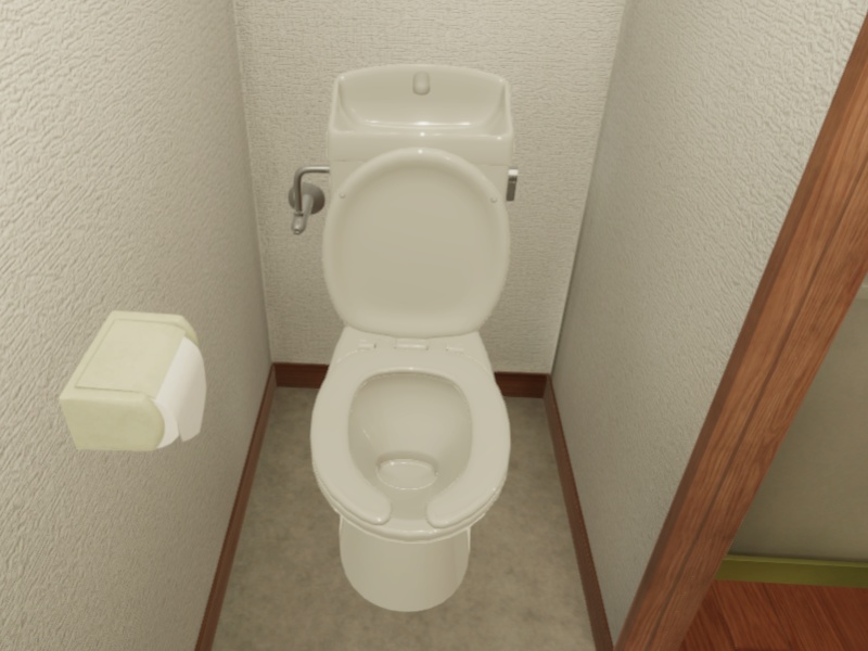 【3D 背景】1Kアパート【Unity UniversalRP用】