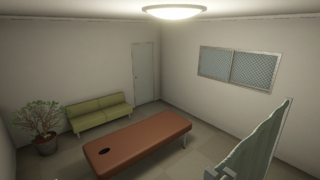 【3D 背景】マッサージ店【Unity UniversalRP用】