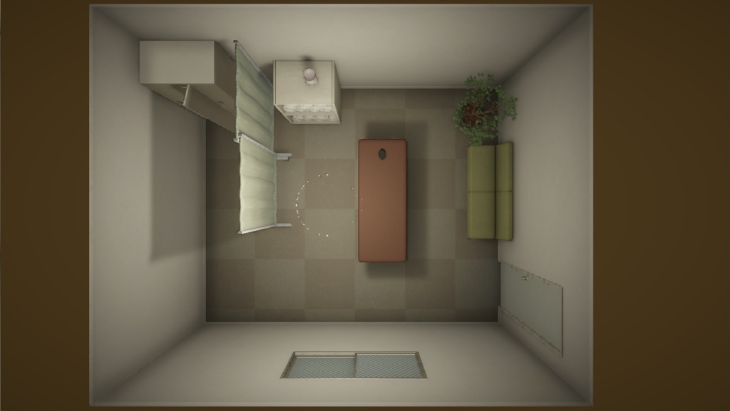 【3D 背景】マッサージ店【Unity UniversalRP用】