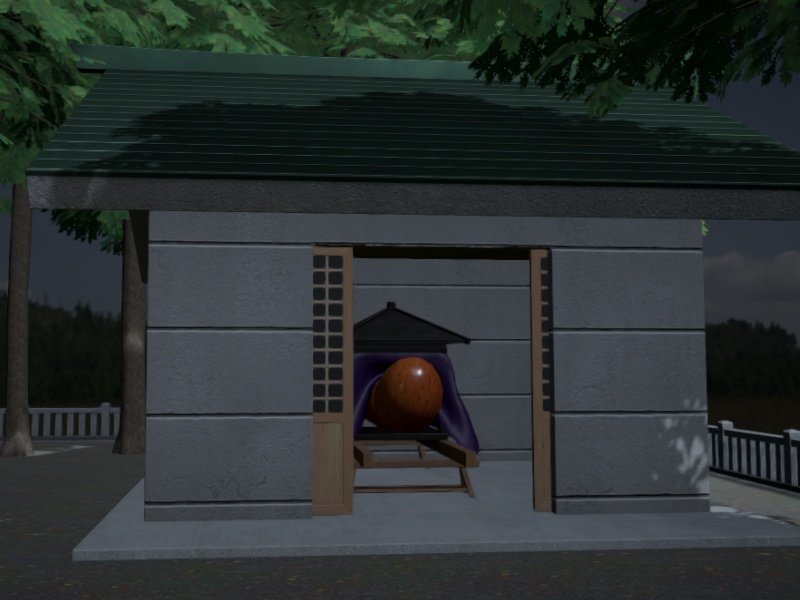 【3D 背景】男根神社【Unity UniversalRP用】