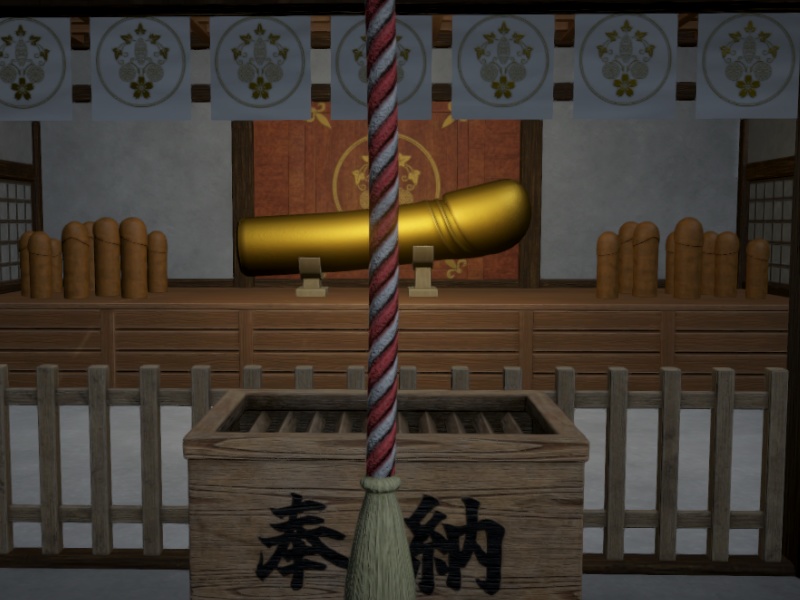 【3D 背景】男根神社【Unity UniversalRP用】