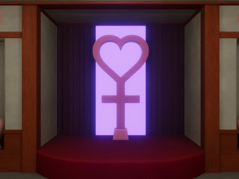 【3D 背景】カルト宗教の礼拝堂【Unity UniversalRP用】