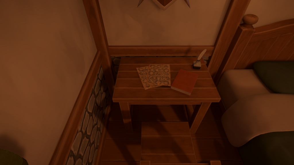 【3D 背景】冒険者の部屋【Unity UniversalRP用】
