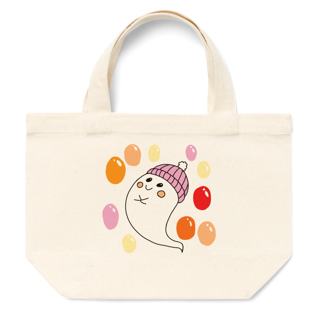 ぽんにゃりおばけちゃんトートバッグ